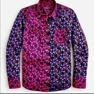 J.Crew Liberty Print Slim Perfect Shirt.